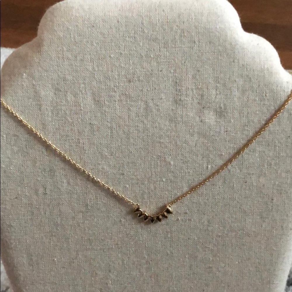 Stella & Dot Reversible Gold Necklace